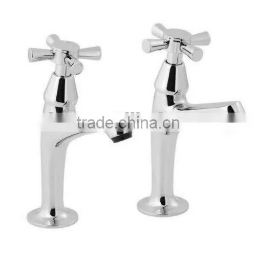 China Supplier Basin Kitchen Pillar Taps Pair Sink Taps
