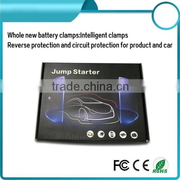 New innovative A3 plus portable back up power bank and car jump starter with Intelligent LCD