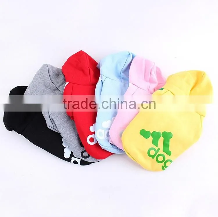 Factory Direct Wholesale Dog Clothes Sweater Fabric Adidog Pet Clothes