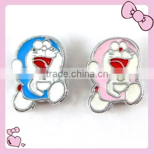 Zinc Alloy Cartoon Enamel Slide Charm 8mm inner Width Wholesale
