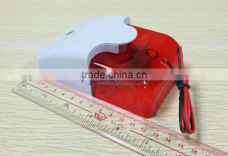 Mini Sound Strobe Alarm Siren Flash Light Large Siren Volume