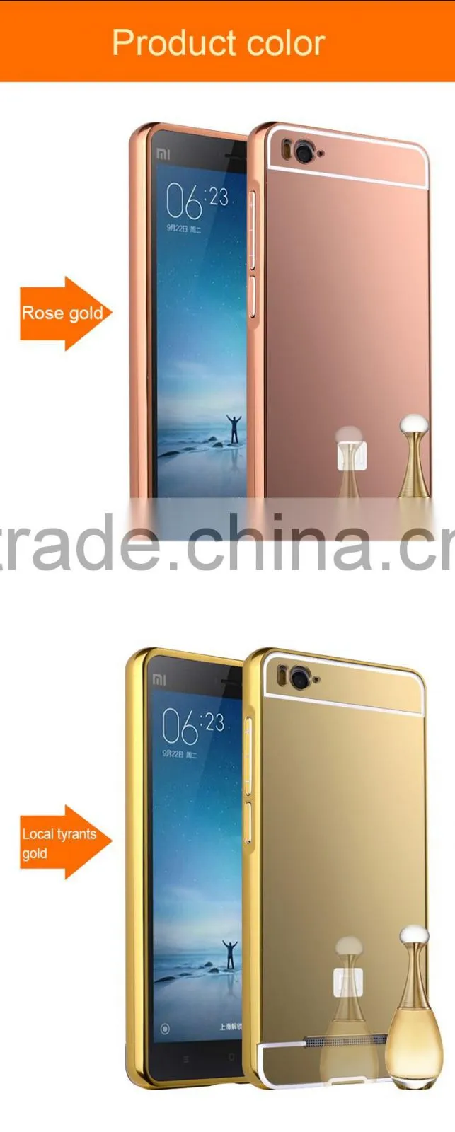 machine making cover for mobile phone metal mirror back bumper case cover for samsung galaxy j7 j5 a7 a8 mirror case