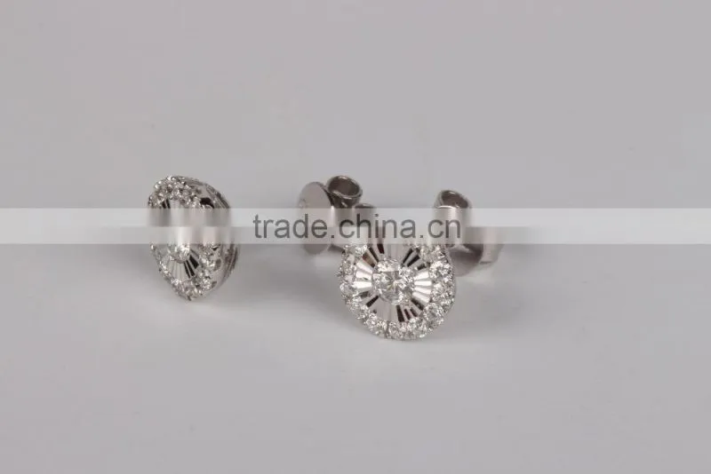 Wholesale New Fashion Silver Malachite Earring