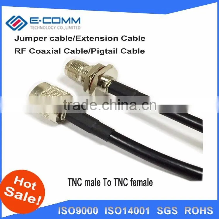 Bulk buying RP-SMA Male female pin Connector Switch TNC Female Jack jumper cable RG58 50CM 20" Adapter