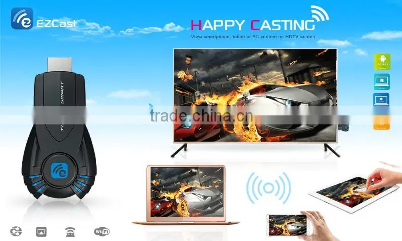 Vensmile EZcast EZcast dongle V5ii better than EZcast M2 Actions 8251 DDR128M/FLASH 128M support Airplay/Miracast/DLNA EZCAST