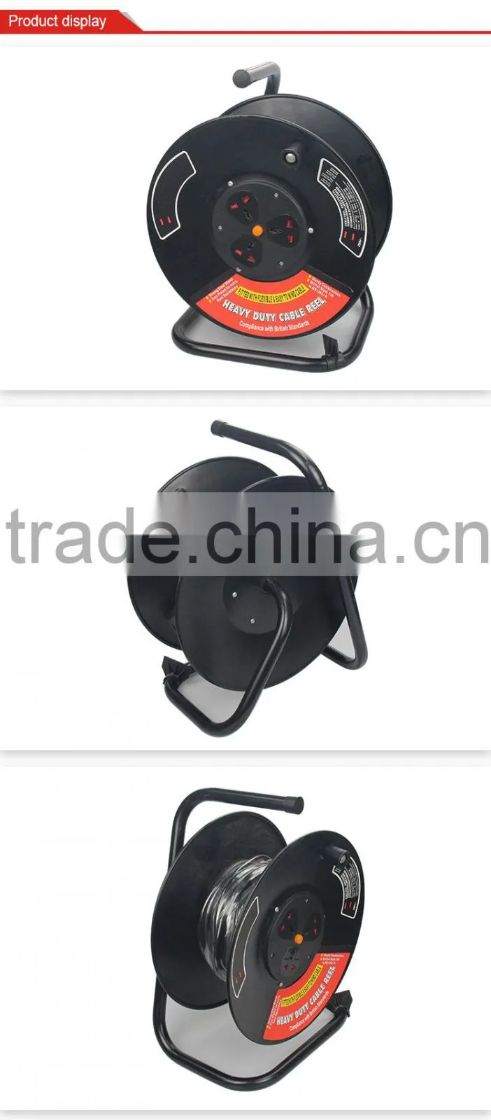 LC factory supply Safety electrical cable reel / manual / mobile