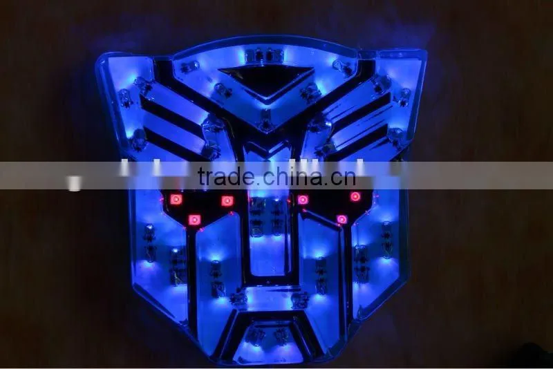 hot selling fashion led robot logo emblem