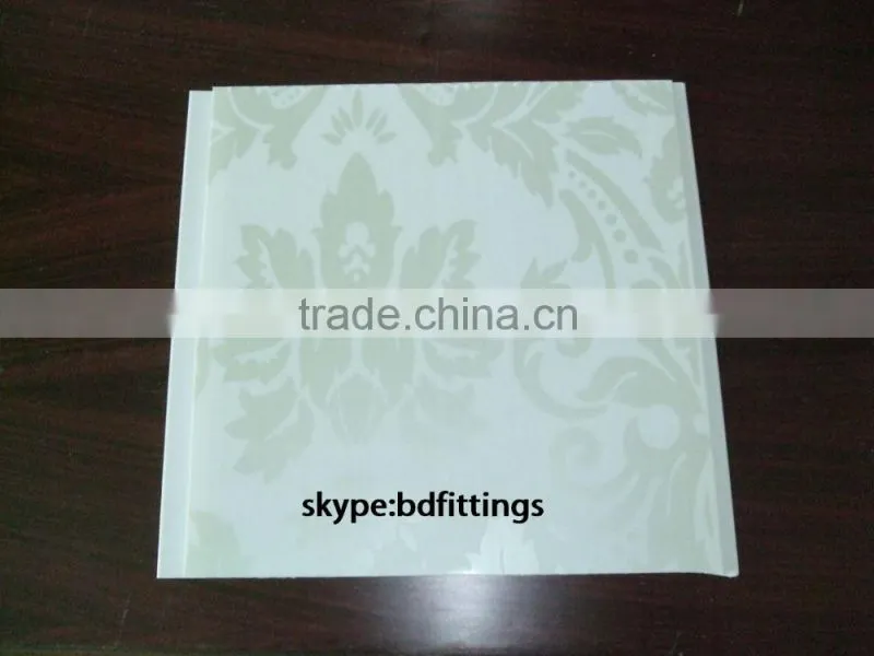 2016 New Design PVC Board cheap roofing materials bathroom pvc ceiling cladding