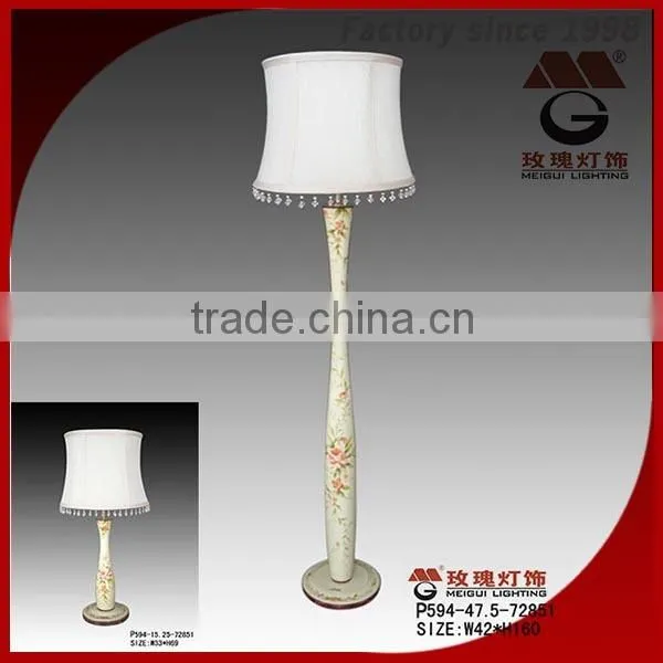 white standing illumination polyresin