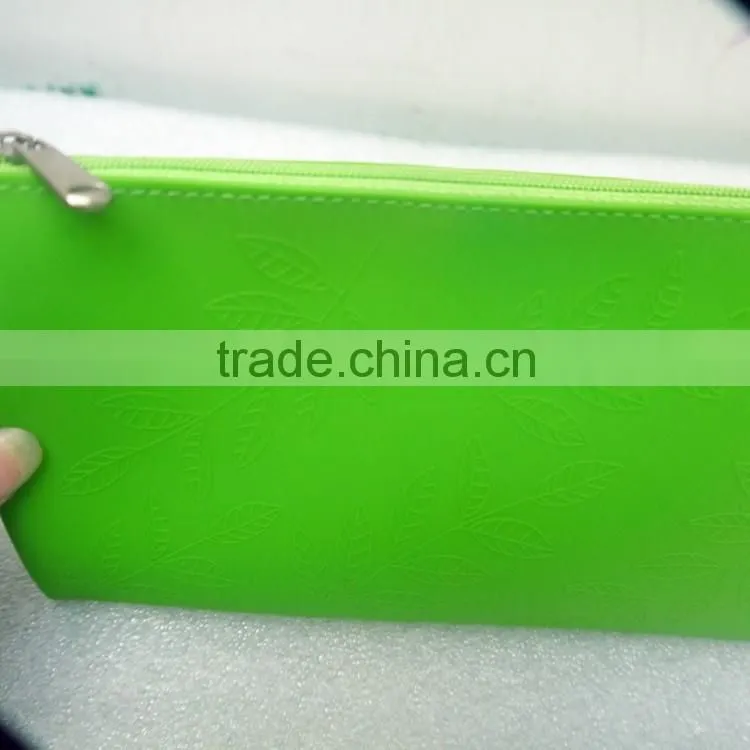 PVC zipper custom pencil case simple design PVC pencil zipper case