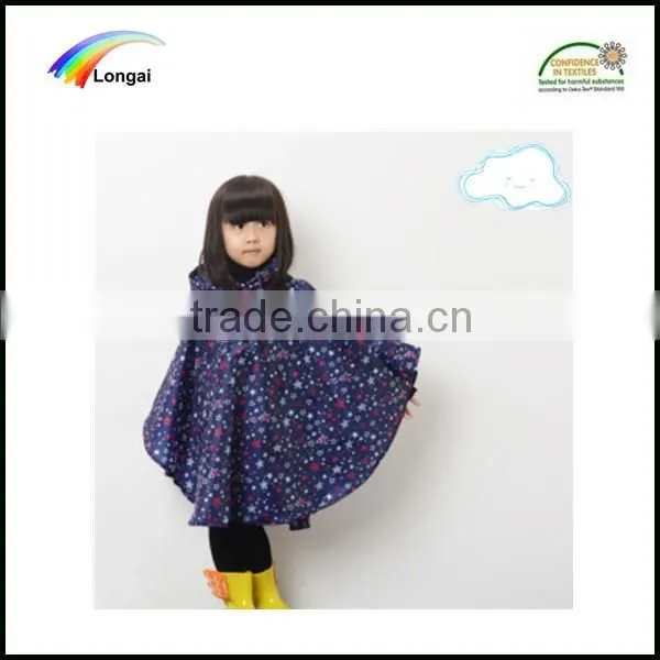 2016 waterproof fashional children poncho raincoat for sale