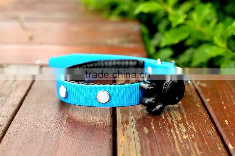 luminous dog collars, 5050 LED Strip LED Collars, 2.5cm width,locking dog collar