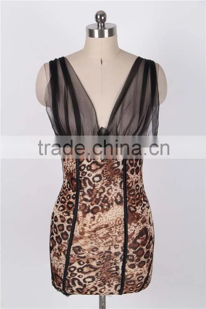 Stretch Lace And Denier Chemise