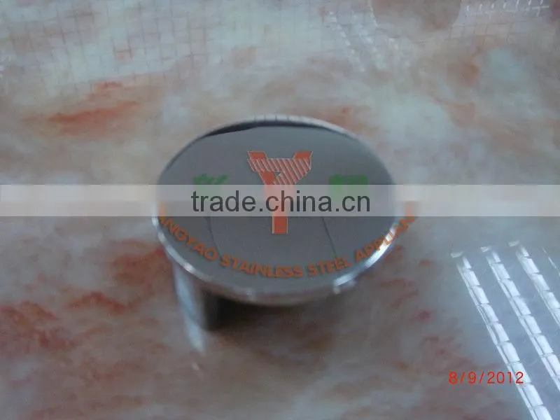 stainless steel glass railing system end cap & hardware