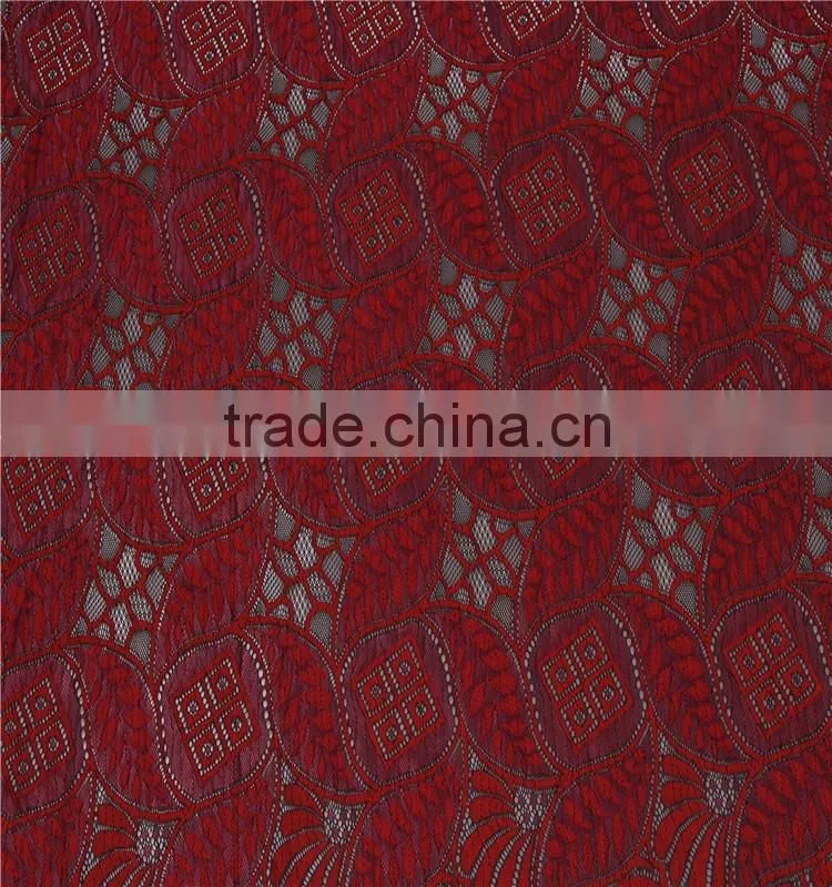 Fashional French cotton guipure lace fabric for women dress