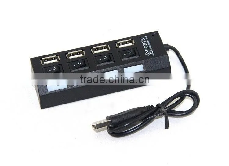 4 Port Usb Hub 2.0 Hi-speed 480MBPS Support 500GB HDD
