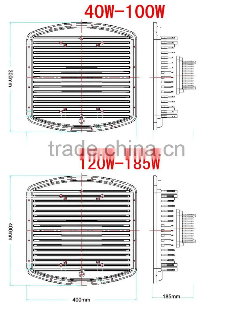 40W 60W 80W 100W 120W ATEX UL explosion proof led high bay light