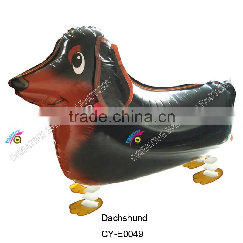 2015 Hot sale animal shaped walking pet balloon helium walking pet balloon walking panda balloon