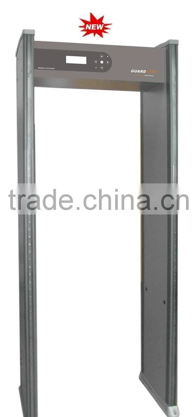 multizone arch walk through metal detector.security body scanner metal detector XYT2101S