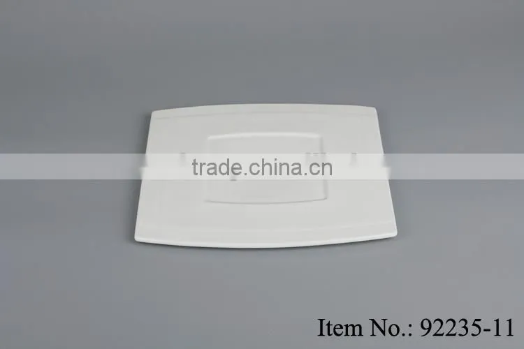 popular ceramic square dinner plate for restaurant