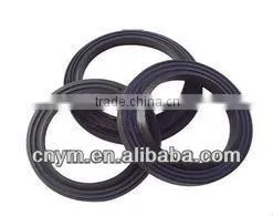 Black silicone rubber gasket