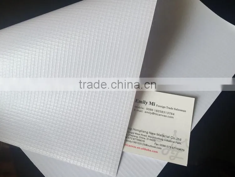 PVC flex banner hot laminated printing material