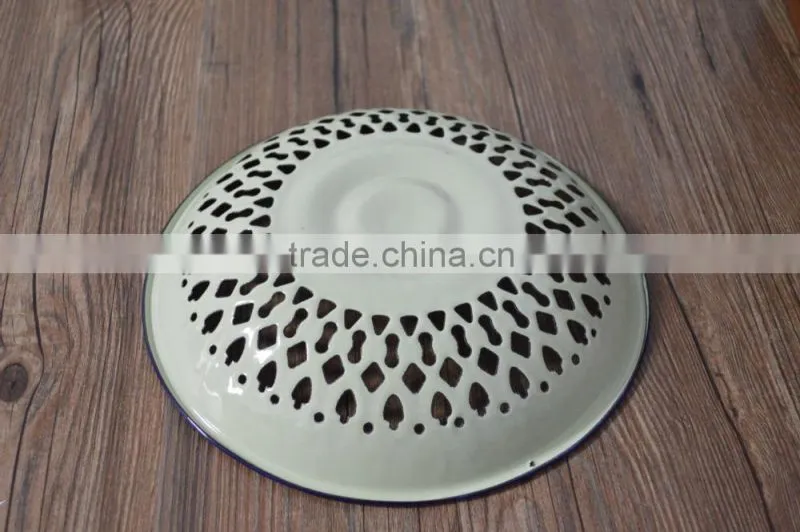 enamel colander,collapsible colander,ceramic fruit colander