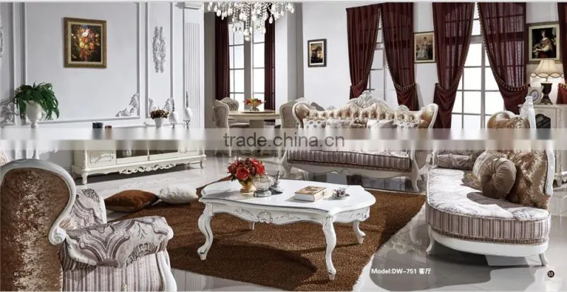 Orange leather single sofa carved sofa gold furniture