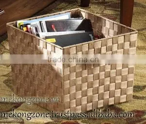 Durable Woven Strapping Storage Basket