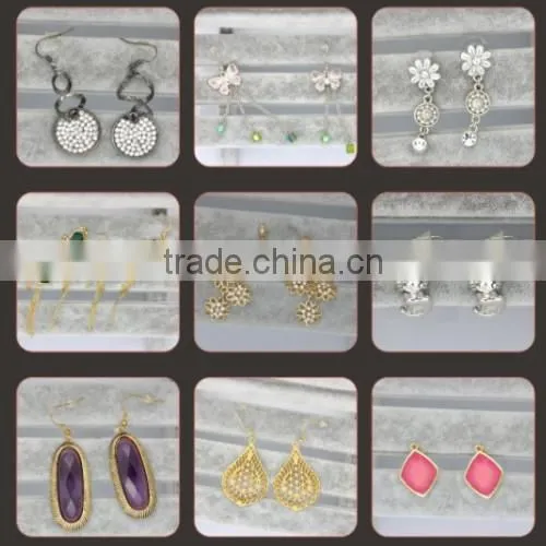 gold beautiful designed earrings for girls