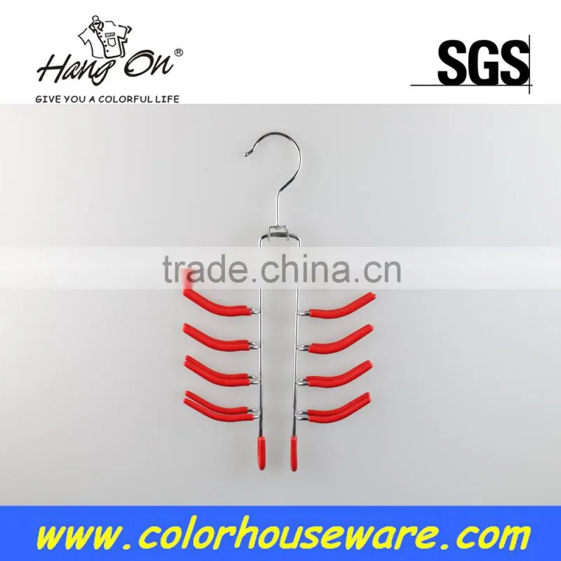 Fancy metal hanger for tie