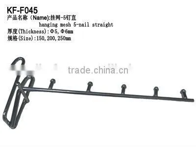 Display clothes hook for garment shop/Square tube with pin
