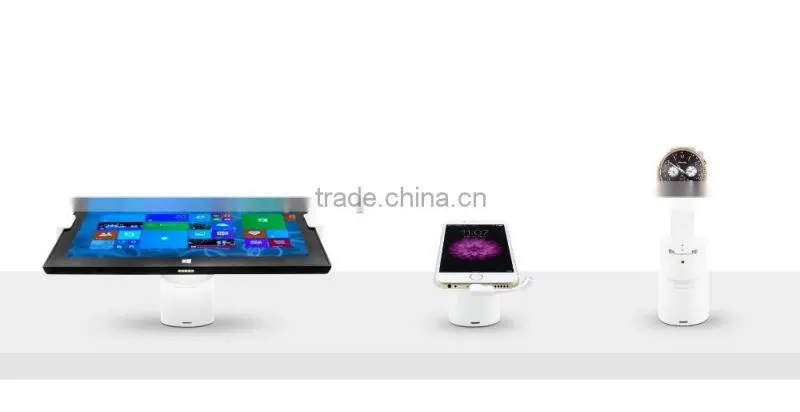 Showhi new popular security stand for cell phone pad watch with charge alarm function HSE7300