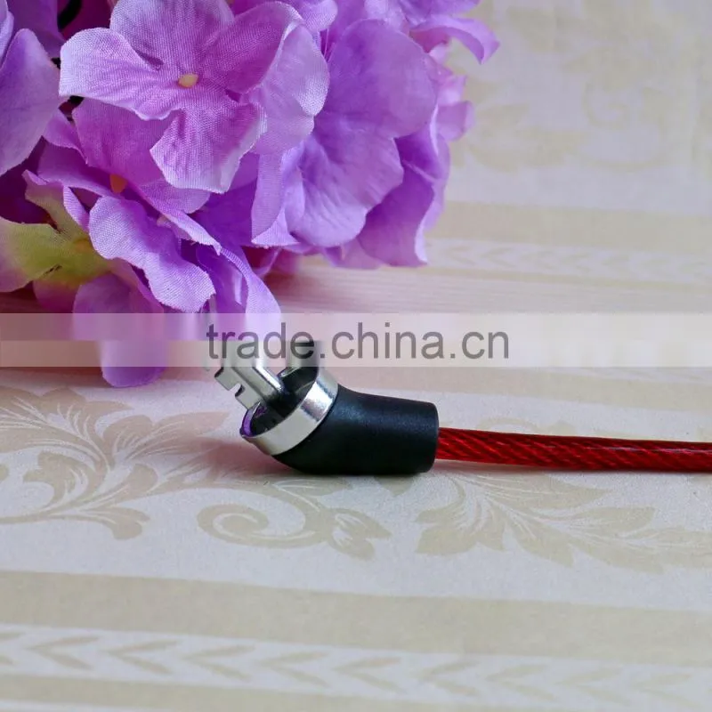 outdoor security product 4-digital combination bike cable lock factory