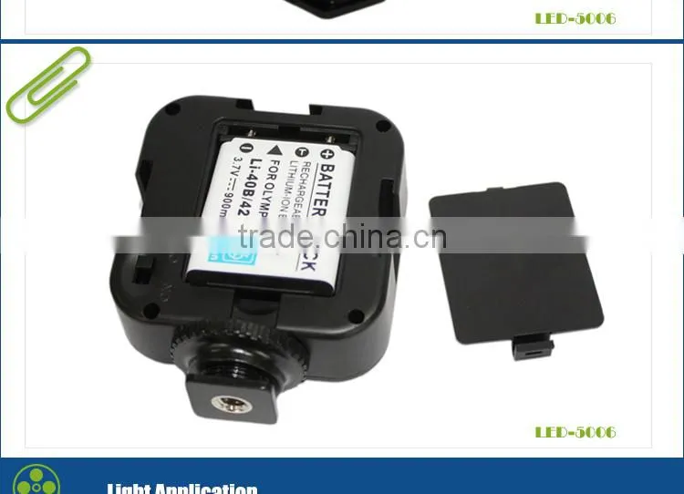 Video Tutorial LED Video Light On-Camera Location Light Lighting for Photography