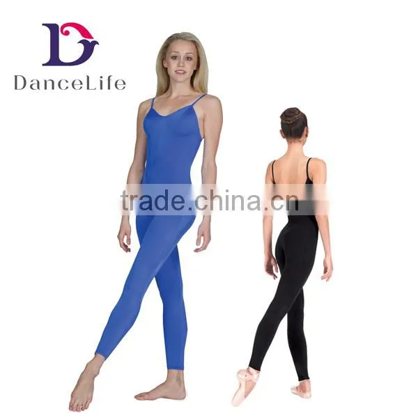 A2617 Adult's ankle-length gymnastic unitards, ballet dance unitards for sale