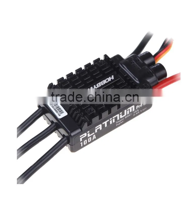 Original Hobbywing Platinum 100A V3 High Performance ESC for Align TREX 550 600 700 Helicopter Fixed Wing ESC