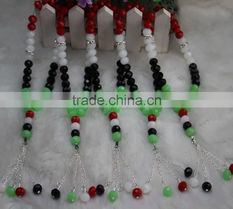 Yiwu hot seller 33 pieces/strand excellent crystal material prayer beads10mm islamic Prayer Beads