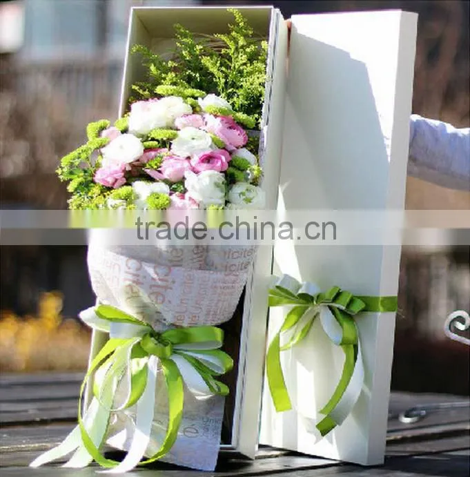 2016 popular wholesale luxury paper flower box