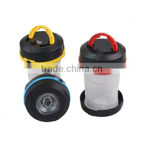 Foldable 3 Modes Multi-purpose Plastic Portable Lantern