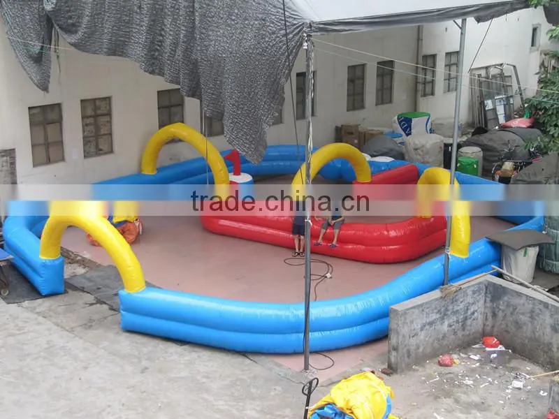 inflatable air tumble track inflatable zorb tracing track