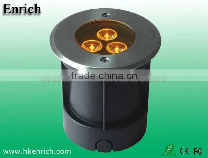 Warm White 3w Waterproof LED Inground Light