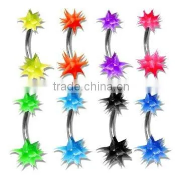 Acrylic Eyebrow Ring jewelry