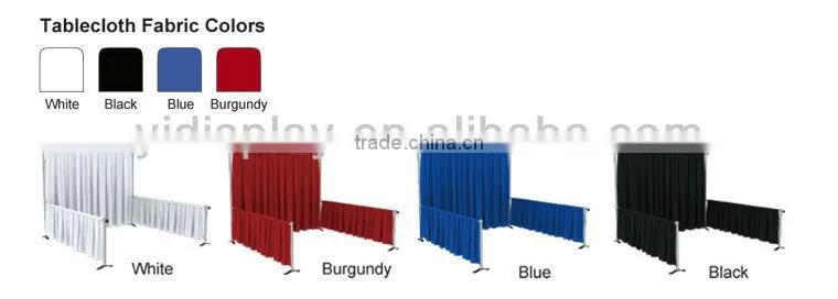 10ft Aluminum Portable quick Show Fabric back drop Folding Booth Displays