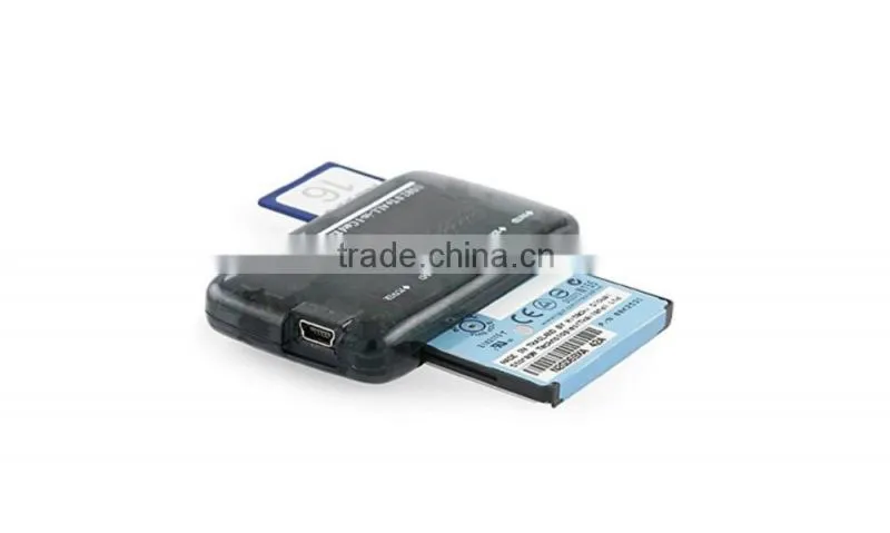 Mini All-in-1 USB 2.0 Memory Card Reader with USB Cable