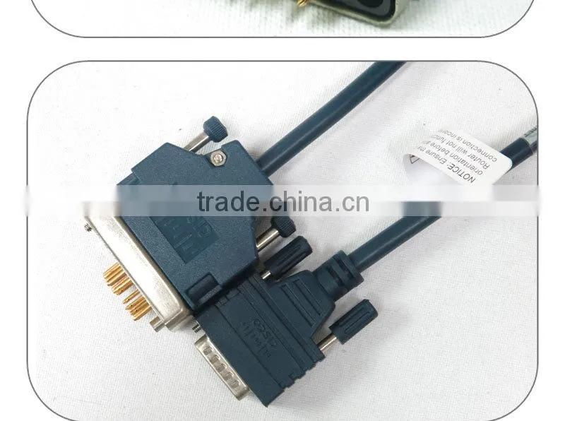 25ft Cisco Compatible DTE V.35 LFH60M-V.35M Cable Functionality equivalent to Cisco part number CAB-V35MT