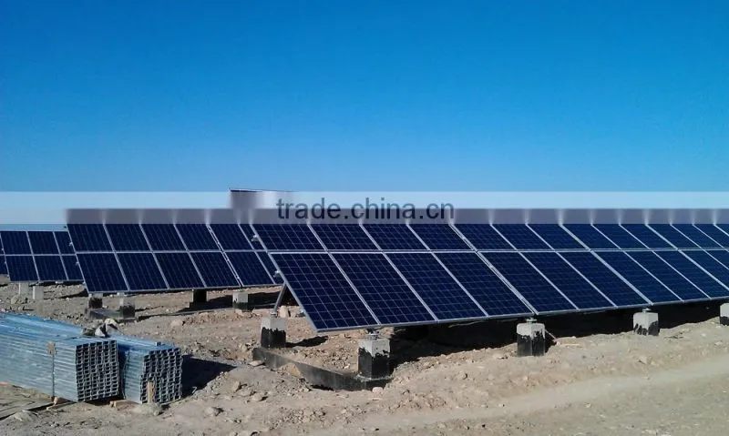 Upgrade Version ground mounted solar PV bracket