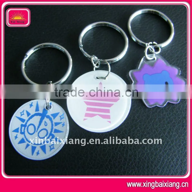 funny soft plastic cartoon pvc keyring