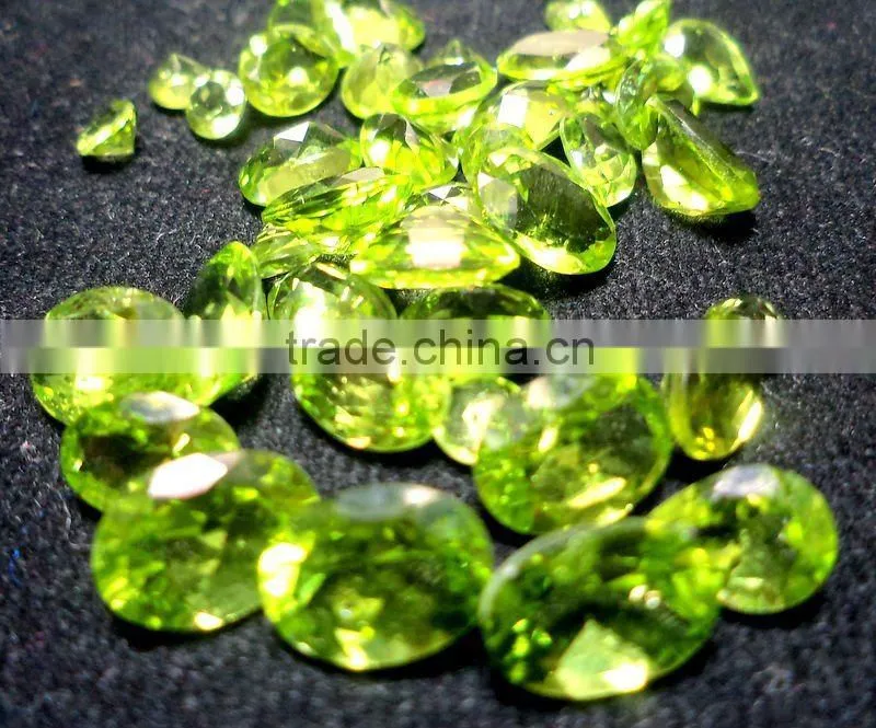 Peridot Facet Cut Loose Gemstone, Natural Loose Gemstone