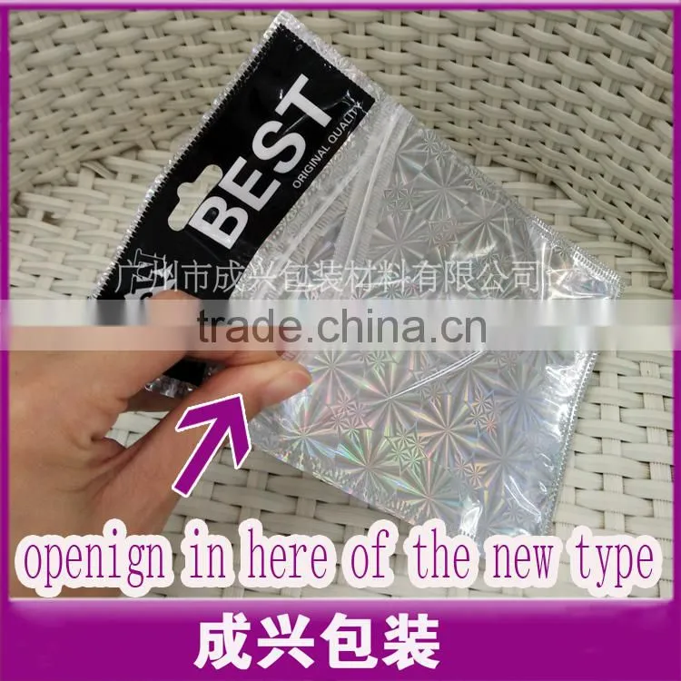 high quality of printing packaging/plastic bags for travel adapter/zipper packaging